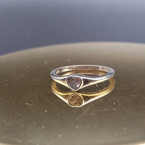Silver heart ring. Size 6 from charmed - Picture 3 of 8